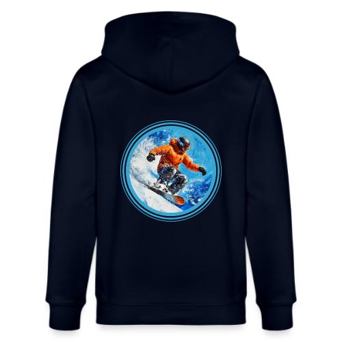Snowboarding Motion - Stanley/Stella Cultivator Organic Zip Hoodie