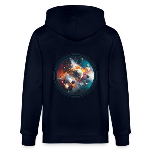 Planets in Acrylic Dreams - Stanley/Stella Cultivator Organic Zip Hoodie