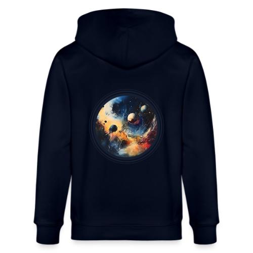 Chaotic Color Planets - Stanley/Stella Cultivator Organic Zip Hoodie