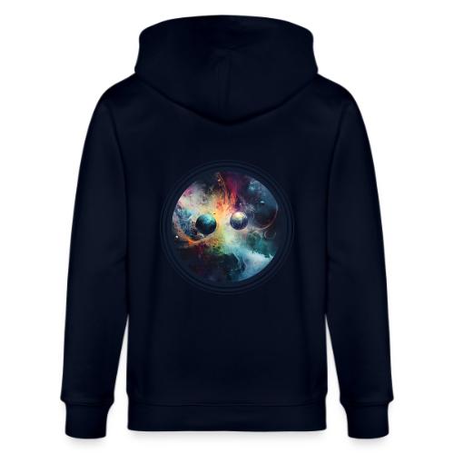 Chaotic Color Planets - Stanley/Stella Cultivator Organic Zip Hoodie