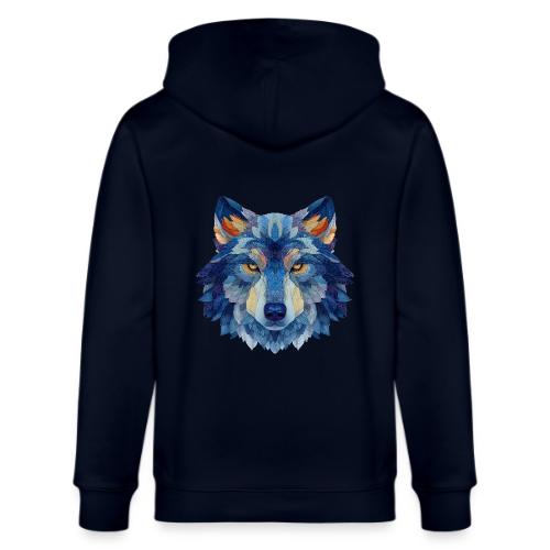 Wolf: Alpha Portrait - Stanley/Stella Cultivator Organic Zip Hoodie