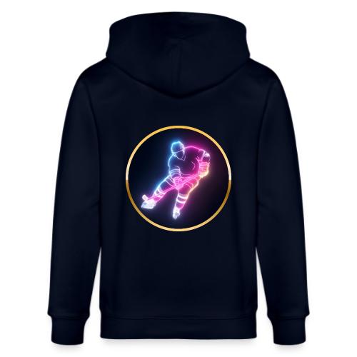 Hockey: Neon Ice Striker - Stanley/Stella Cultivator Organic Zip Hoodie