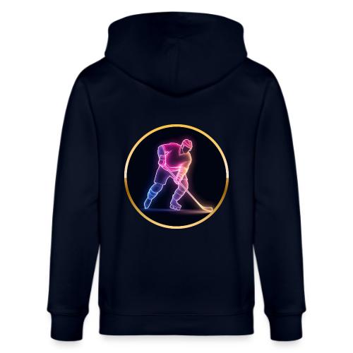 Hockey: Neon Ice Rush - Stanley/Stella Cultivator Organic Zip Hoodie