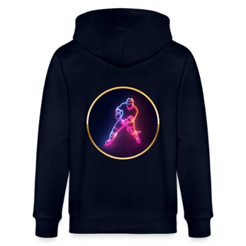 Hockey: Neon Ice Strike - Stanley/Stella Cultivator Organic Zip Hoodie