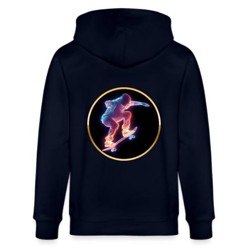 Skateboarding: Neon Skate Orbit - Stanley/Stella Cultivator Organic Zip Hoodie