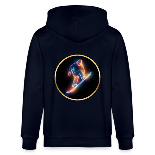 Golden Neon Snowboard - Stanley/Stella Cultivator Organic Zip Hoodie