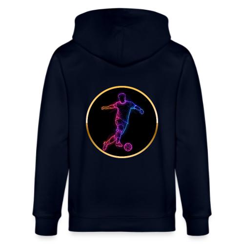 Neon Soccer Flow - Stanley/Stella Cultivator Organic Zip Hoodie