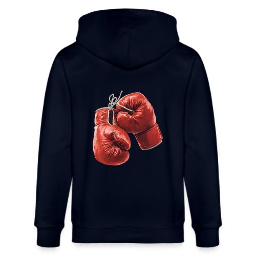 Boxing: Hanging Gloves Icon - Stanley/Stella Cultivator Organic Zip Hoodie