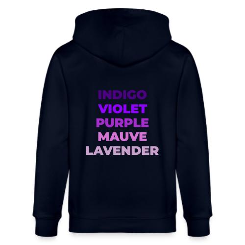 Shades of Purple - Stanley/Stella Cultivator Organic Zip Hoodie