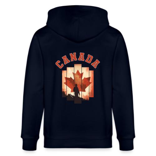 Proud Canadian Shadow - Stanley/Stella Cultivator Organic Zip Hoodie