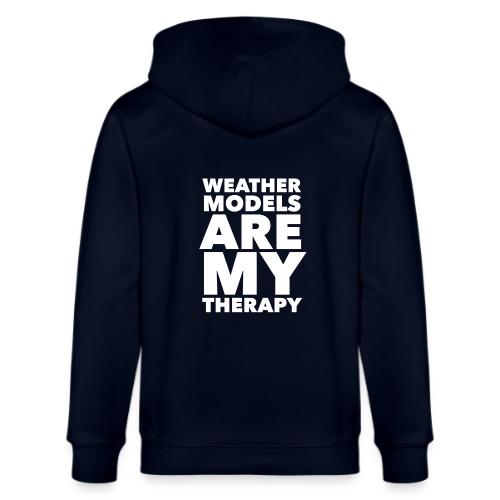 Weather Models are my Therapy - Stanley/Stella Cultivator Organic Zip Hoodie