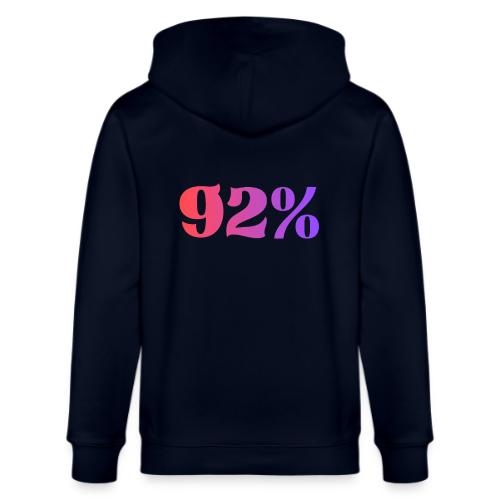 92 Percent - Stanley/Stella Cultivator Organic Zip Hoodie
