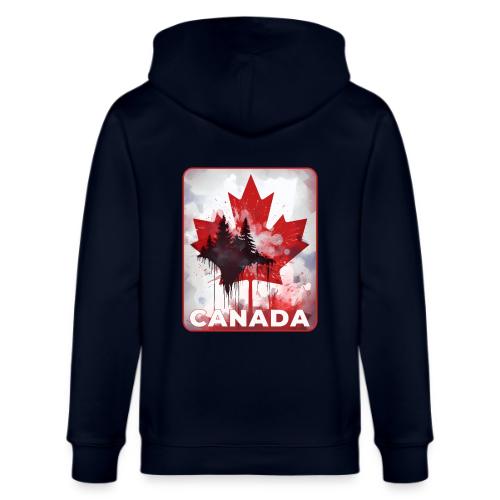 Canada's Maple Leaf Pride - Stanley/Stella Cultivator Organic Zip Hoodie