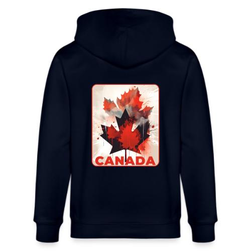 Canada Inked Leaf - Stanley/Stella Cultivator Organic Zip Hoodie