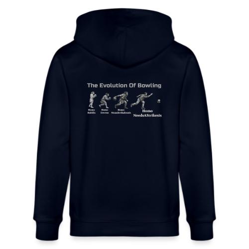 Evolution Of Bowling - Stanley/Stella Cultivator Organic Zip Hoodie