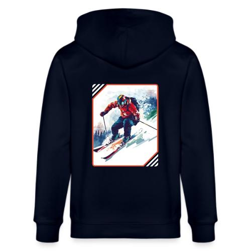 Skiing is Life - Stanley/Stella Cultivator Organic Zip Hoodie