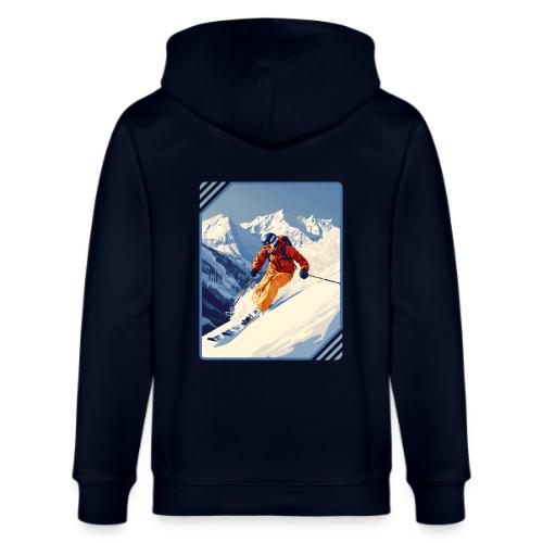 Mountain Skiing Vibes - Stanley/Stella Cultivator Organic Zip Hoodie