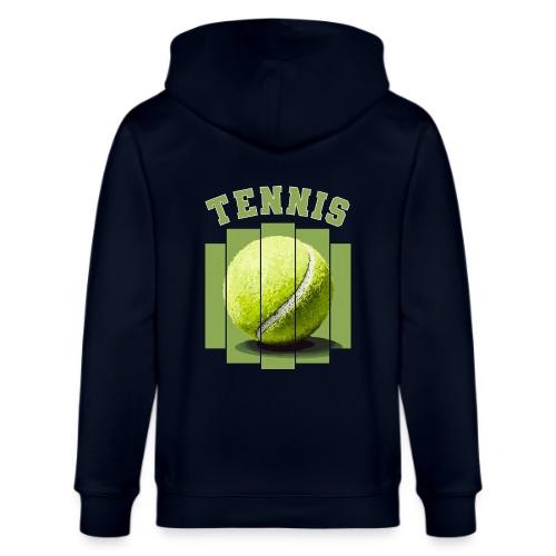 Tennis Minimal - Stanley/Stella Cultivator Organic Zip Hoodie