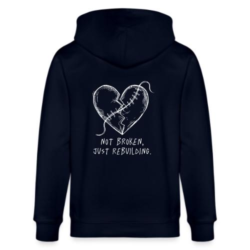 Broken Love Neon Heart - Stanley/Stella Cultivator Organic Zip Hoodie