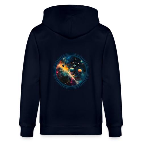 Painted Planetscape - Stanley/Stella Cultivator Organic Zip Hoodie