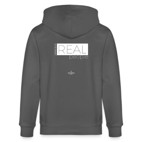 Real in white - Stanley/Stella Cultivator Organic Zip Hoodie