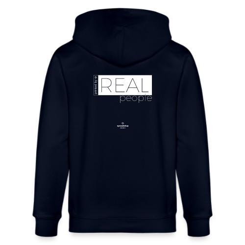 Real in white - Stanley/Stella Cultivator Organic Zip Hoodie