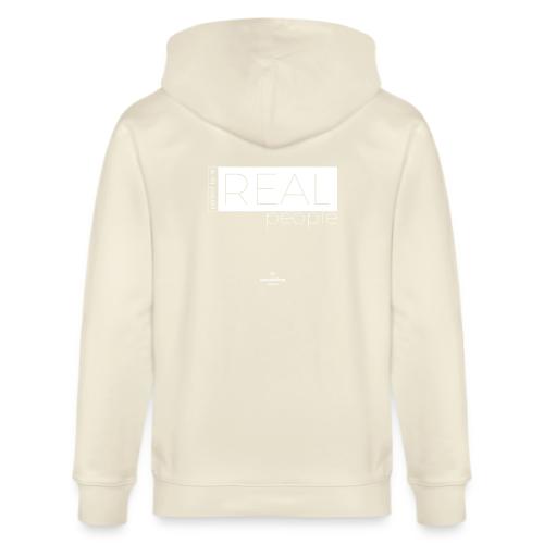Real in white - Stanley/Stella Cultivator Organic Zip Hoodie