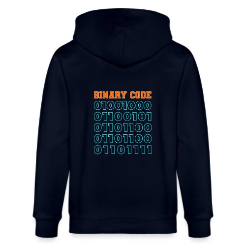 Say Hello in Binary code - Stanley/Stella Cultivator Organic Zip Hoodie