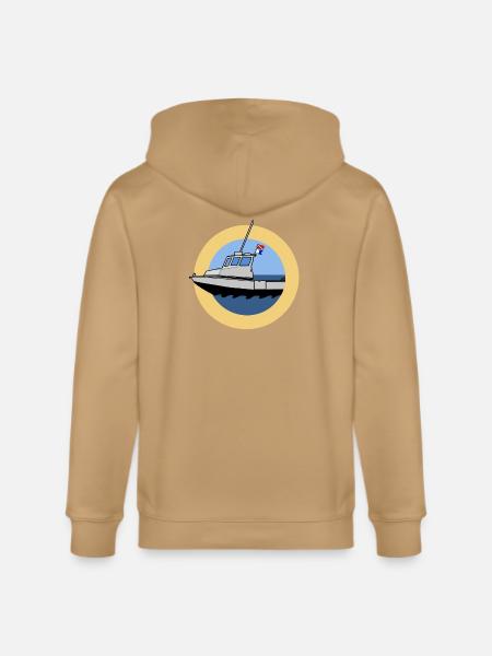 Scuba Boat - Stanley/Stella Cultivator Organic Zip Hoodie -