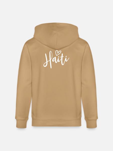 Haiti Heart Women's Love Haiti - Stanley/Stella Cultivator Organic Zip Hoodie -