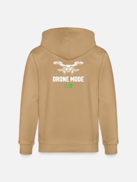 Drone Mode: On - Stanley/Stella Cultivator Organic Zip Hoodie - 