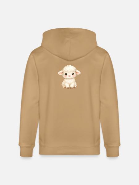 Pastel Lamb - Stanley/Stella Cultivator Organic Zip Hoodie -
