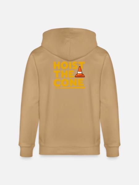 Hoist The Cone - Stanley/Stella Cultivator Organic Zip Hoodie - 