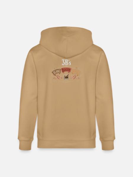 3Bs Beans Bacon and Bwhiskey - Stanley/Stella Cultivator Organic Zip Hoodie -