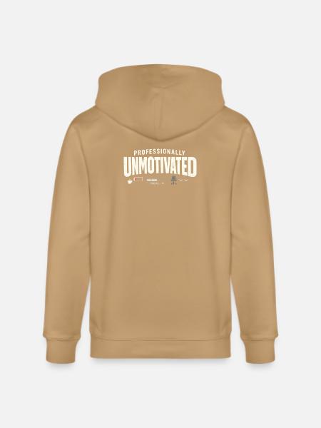 Professionally Unmotivated - Stanley/Stella Cultivator Organic Zip Hoodie -