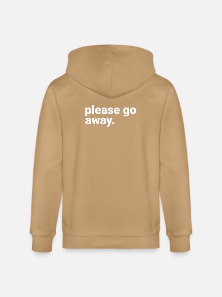 Please Go Away - Stanley/Stella Cultivator Organic Zip Hoodie - 