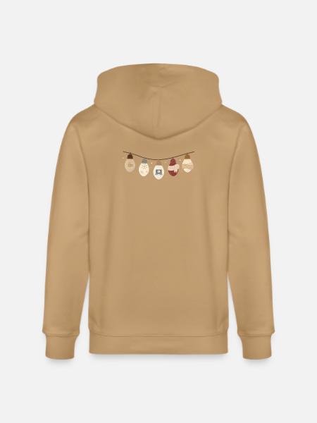 comfy lights winter - Stanley/Stella Cultivator Organic Zip Hoodie - 