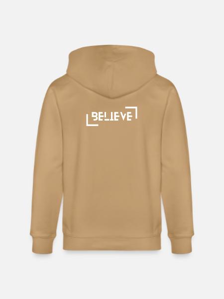 Believe-minimal-design - Stanley/Stella Cultivator Organic Zip Hoodie -