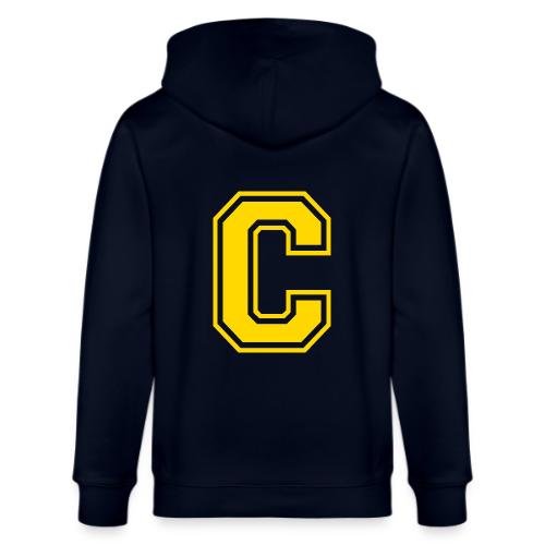 Letter C – Capital Athletic Alphabet Monogram - Stanley/Stella Cultivator Organic Zip Hoodie