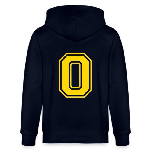 Letter O – Capital Athletic Alphabet Monogram - Stanley/Stella Cultivator Organic Zip Hoodie