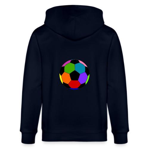 Multi-colored soccer ball - Stanley/Stella Cultivator Organic Zip Hoodie