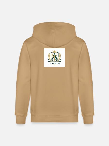 Arain Pride - Premium Punjabi Heritage Graphic - Stanley/Stella Cultivator Organic Zip Hoodie - french navy
