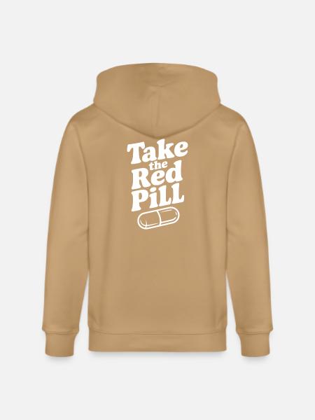 Take the Red Pill - Stanley/Stella Cultivator Organic Zip Hoodie -