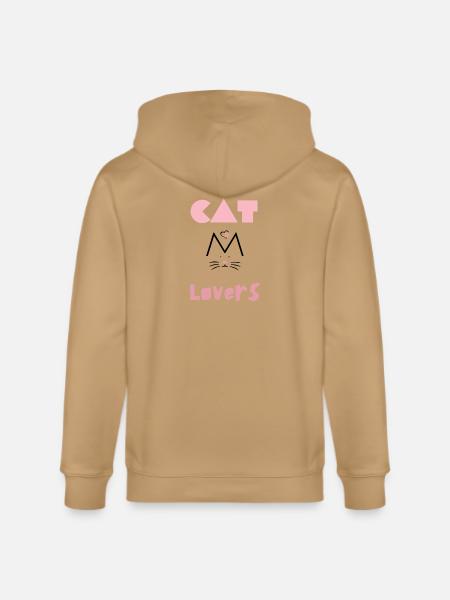 Cat lovers - Stanley/Stella Cultivator Organic Zip Hoodie -