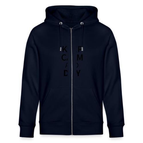 Keep Calm and DIY On Black Text - Stanley/Stella Cultivator Organic Zip Hoodie