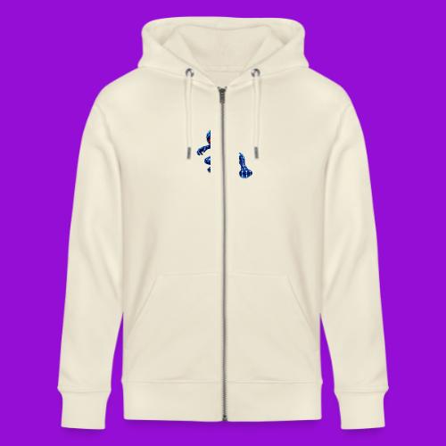 Blue Alien Crouch - Stanley/Stella Cultivator Organic Zip Hoodie