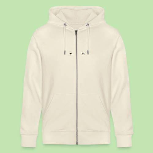 I love my book t-shirt - Stanley/Stella Cultivator Organic Zip Hoodie