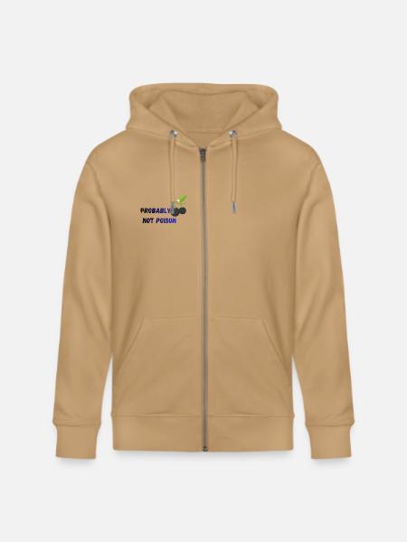 Probably Not Poison -Black Nightshade - Stanley/Stella Cultivator Organic Zip Hoodie - 