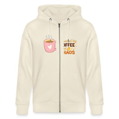Powered by Coffee and Chaos - Stanley/Stella Cultivator Organic Zip Hoodie