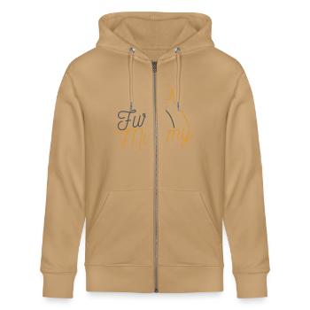 Fur Mommy - Stanley/Stella Cultivator Organic Zip Hoodie - natural raw - Front
